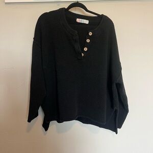 Free People Hailee Sweater set black XL
